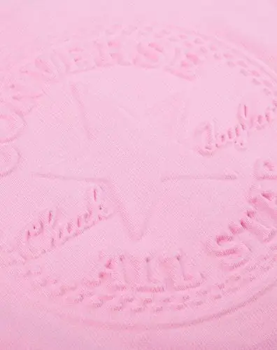 converse 女童冰粉色圆领套头卫衣