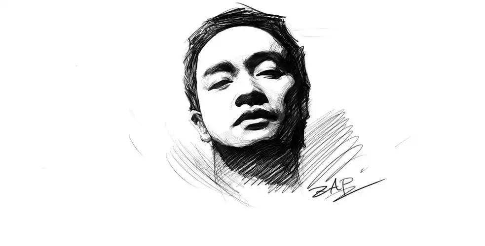 张国荣 数位板素描