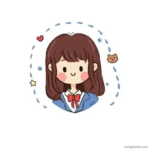 9张超级可爱的手绘女生头像简笔画