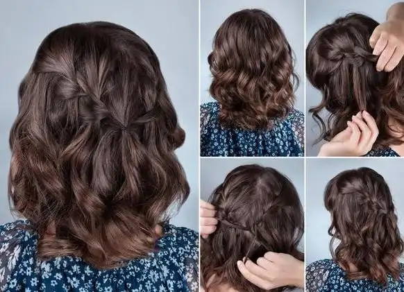 中短发烫发发型短发难看怎么办拯救