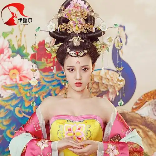 古装影楼摄影写真性感主题古风皇后贵妃演出服民族服装