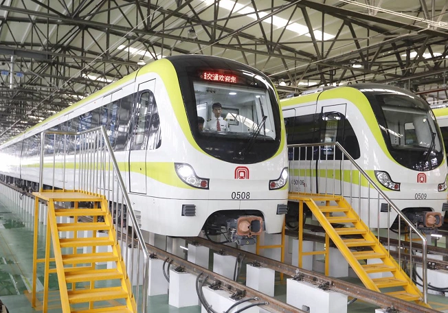 合肥地铁5号线开始满图彩排