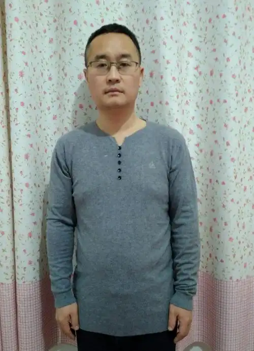 3个月后,体重:140斤