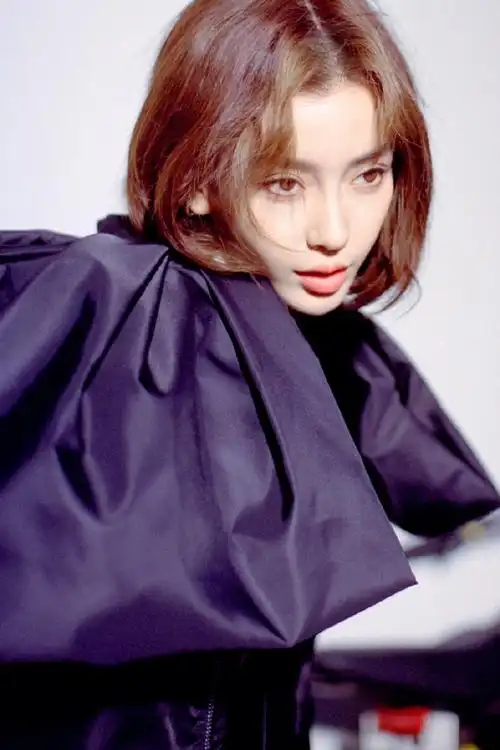 angelababy时装ab面大片##angelababy机车短发造型