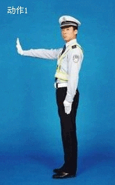 科目一考试中容易混淆的题目之交警手势