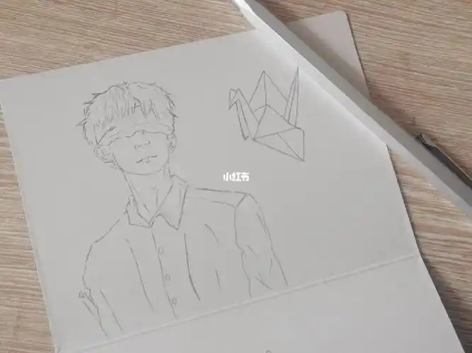 简单描了一张#易烊千玺  #简笔画