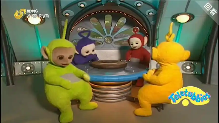 【虚构播出画面】山东齐鲁卡通《天线宝宝》片段(2024.1.23)