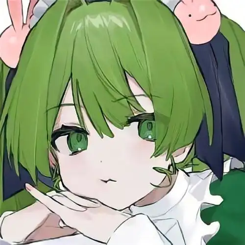 女生动漫头像绿色系列高清图片
