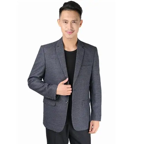 秋季男士休闲西装薄款韩版修身小西服男纯色商务单西上衣外套青年