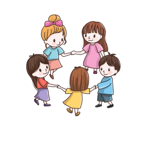 小朋友玩游戏简笔画 小朋友玩游戏简笔画图片大全