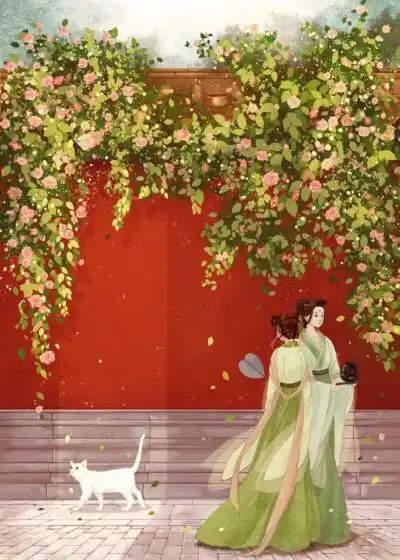 古风 宫廷 娘娘 妃子 皇宫 清宫 皇帝 皇后 古代 小说 美女 手绘 插画