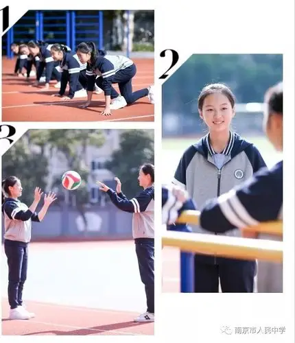 走进汇文女子中学,没错,难道说现在的校服也时尚?什么?