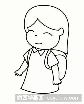 简笔画教程教你画小女孩