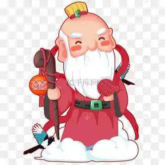 七夕古风小老头月老