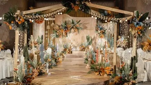 西式婚礼现场布置西式婚礼的现场布置