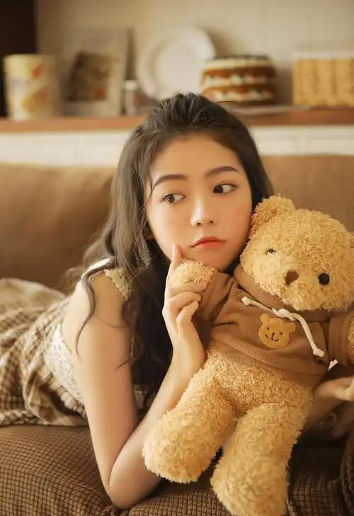 俏皮可爱女生性感美女居家写真