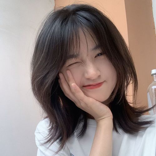 假头发女中性鲻鱼头狼尾中长发可齐可斜刘海帅气日常百搭全头套式