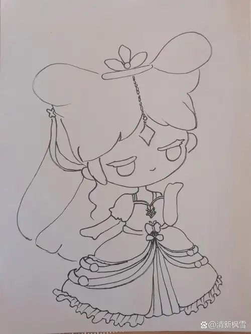 简单q版动漫人物适合一二年级以上的小朋友