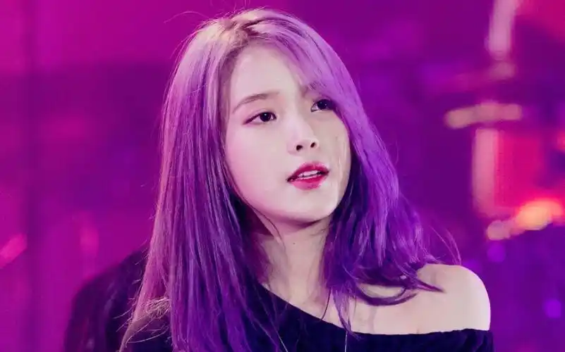 【iu】李知恩紫发好可～首唱新曲love poem someday 这样的ending