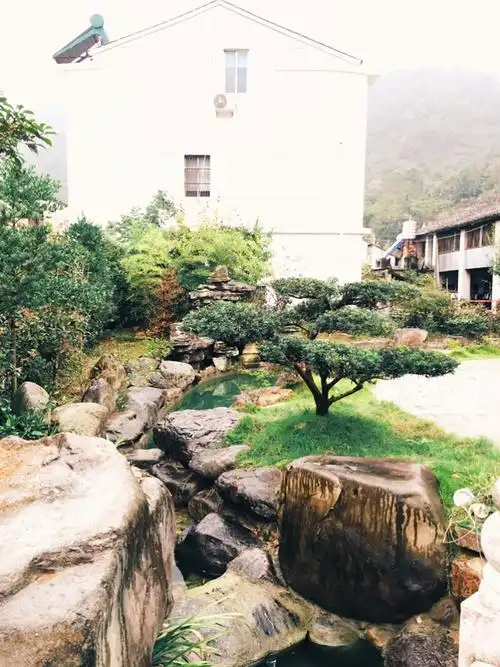 别墅前的小桥流水