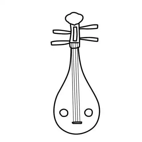 乐器图片简笔画 第1页