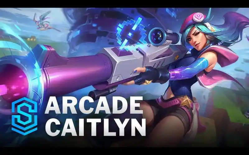 「皮肤档案室」凯特琳·皮城女警 —— 电玩女神2021 - 英雄联盟