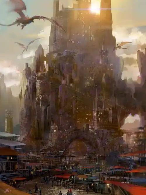 充满想象力的魔幻世界绘画大作!犹如欣赏一部史诗电影!