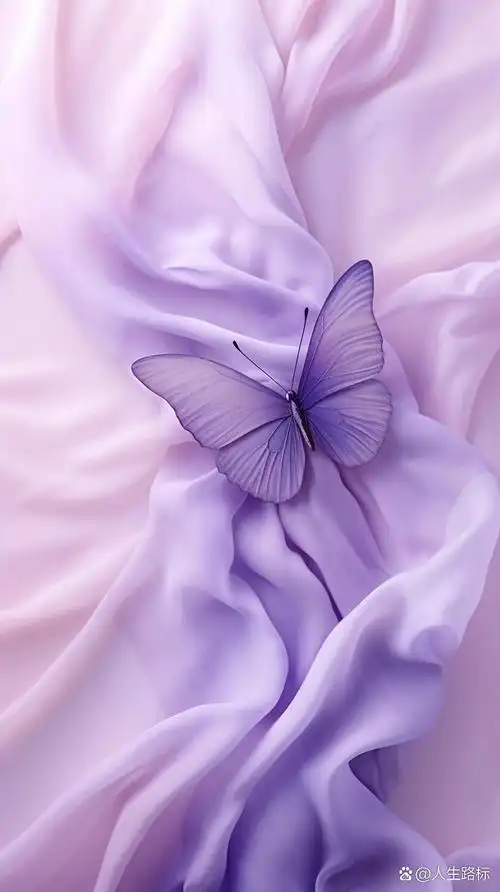 蝴蝶 | 唯美紫色蝴蝶壁纸
