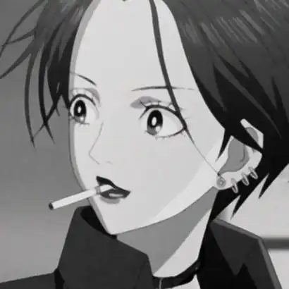 黑白孤傲高冷女生头像动漫