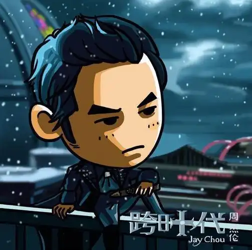 周杰伦出道19年前14张经典专辑超萌封面卡通版杰伦真是可爱