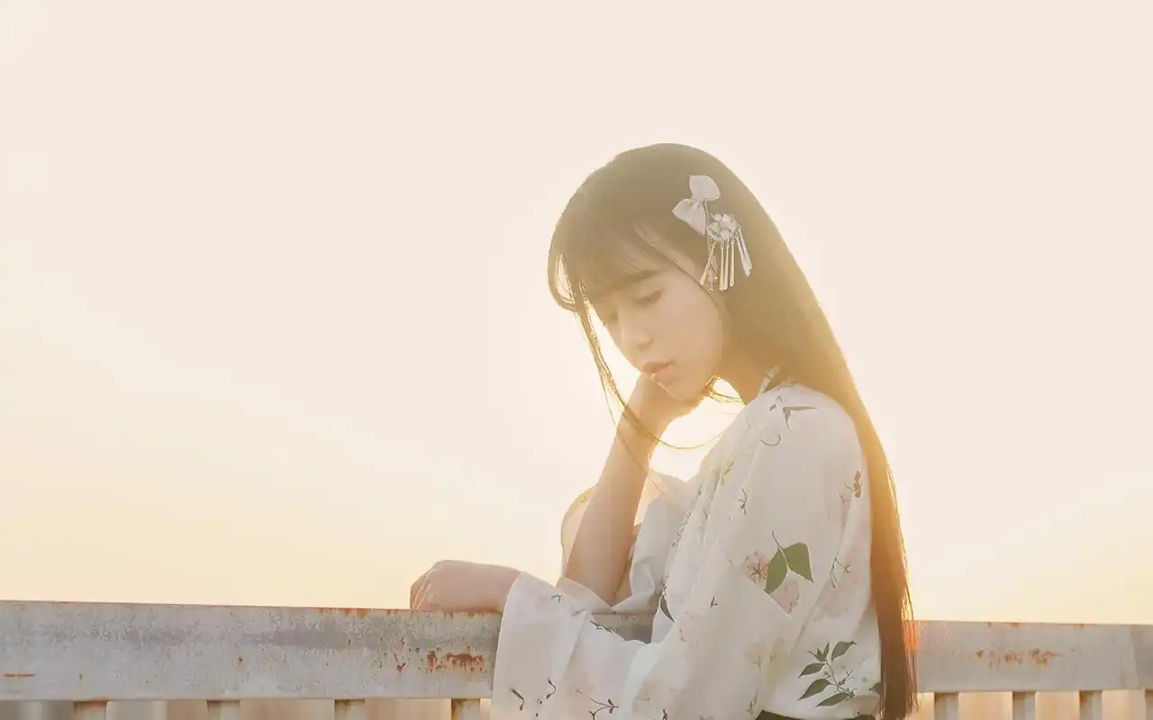 古风美女唯美日落美图集电脑壁纸