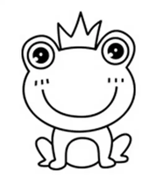 青蛙鼓简笔画