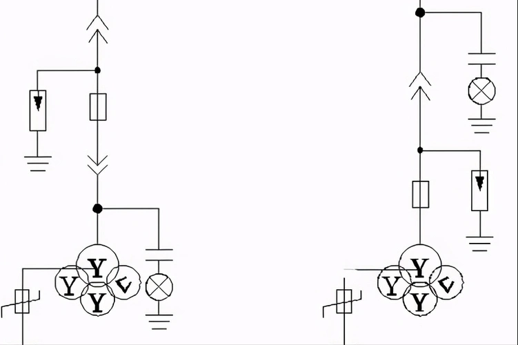pt固定安装在电缆室下方或挂装在电缆室后梁上,pt中性点经一次消谐器