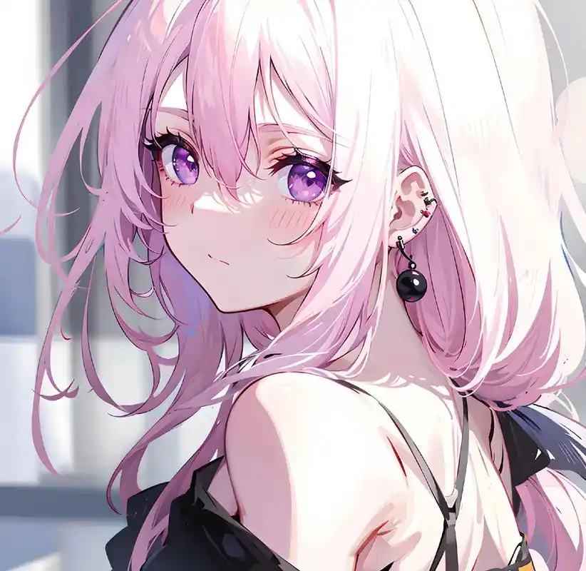 粉毛 系列 相信应该会有人喜欢的#ai绘画#动漫女头#二次元 - 抖音