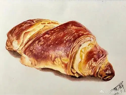 彩铅烤面包投稿(@倪倪绘森活)