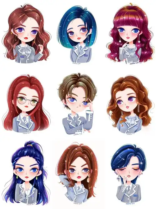 『小兔插画』the9专属萌系头像31图,高能预警