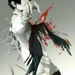 头像分享_素材_头像动漫头像男生嗜血冷酷手机上操作请先点击保存图片