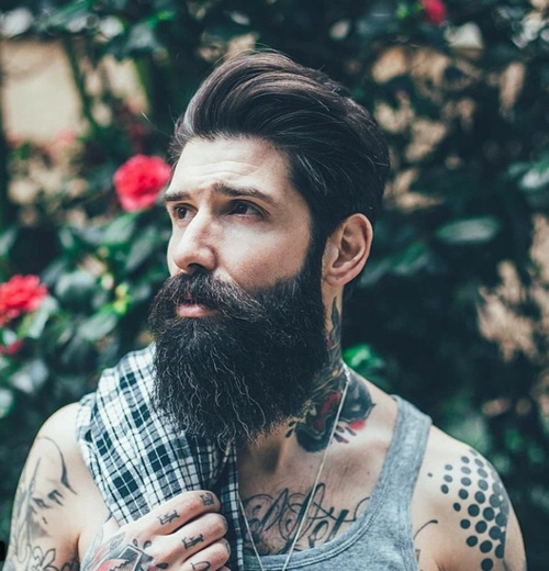 男人留胡子加上undercut发型直接变身型男的关键