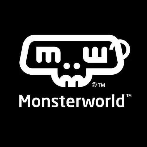 怪物世界荧光绿色t恤