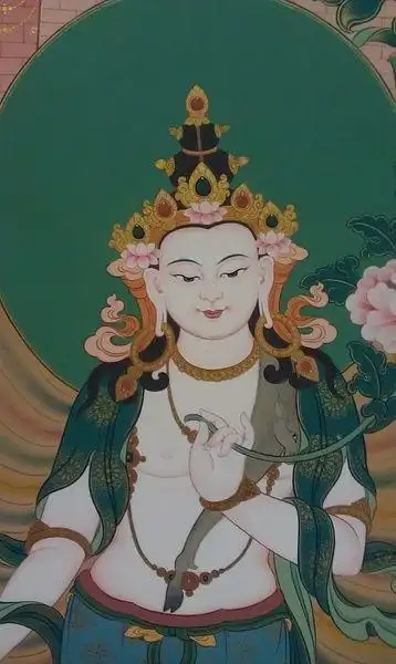 当代土蕃艺术-莲花手菩萨(观世音)