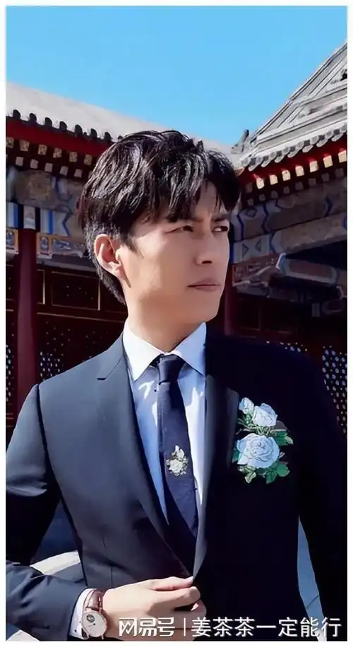 靳东参加两会他身份好厉害穿蓝色西装帅气儒雅领导范儿十足