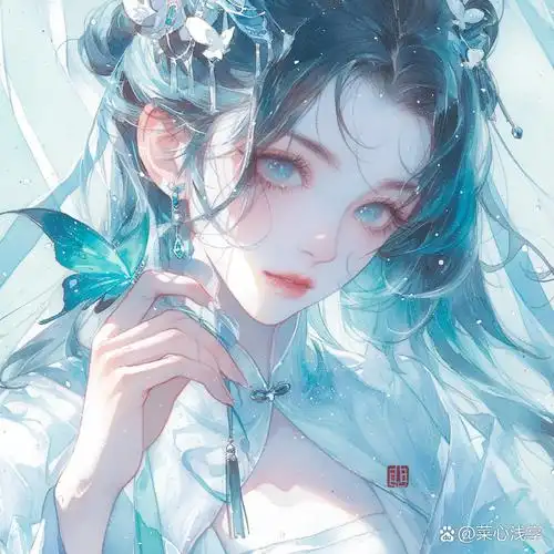 头像 | 水墨仙子,中国风之美 图片是中国风女孩的化身,黑色长发如夜幕