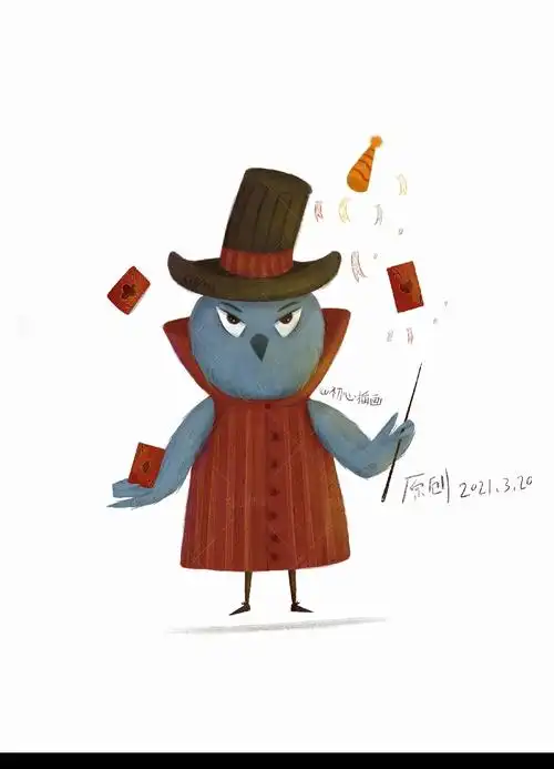 作品名称:儿童插画 动物拟人形象