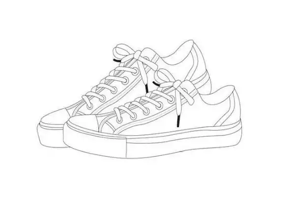 鞋子简笔画简单 鞋子简笔画简单又漂亮一双