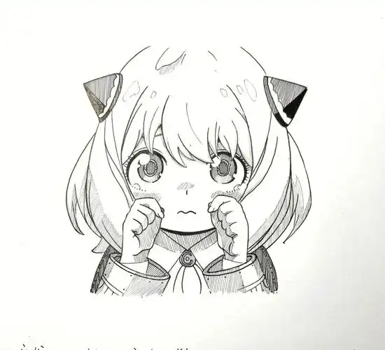 阿妮亚的手绘小教程来喽