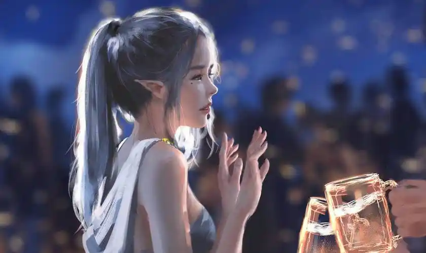 海琴烟啤酒4k高清动漫壁纸