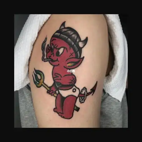 oldschool纹身厦门纹身小恶魔