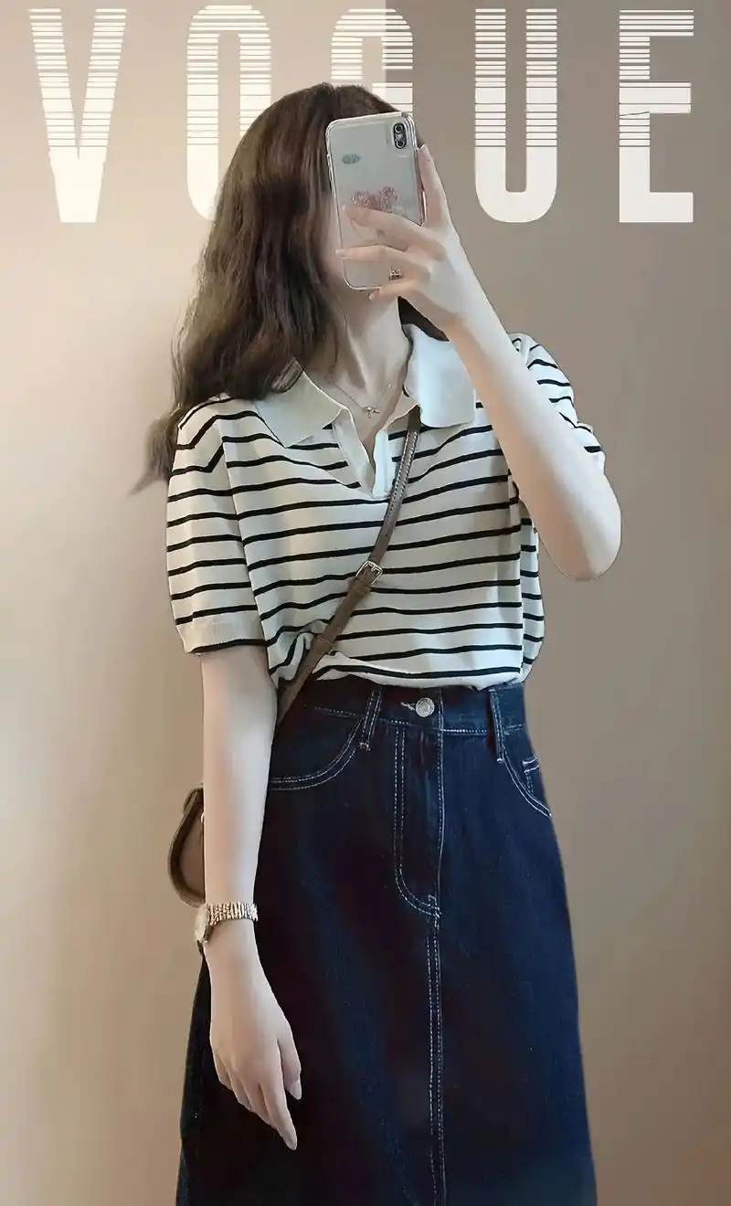 小个子女生的夏日清爽穿搭