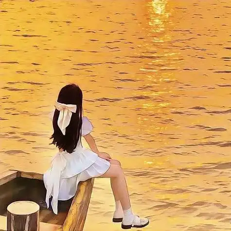 微信头像图片高冷女背影 唯美女生图片动漫