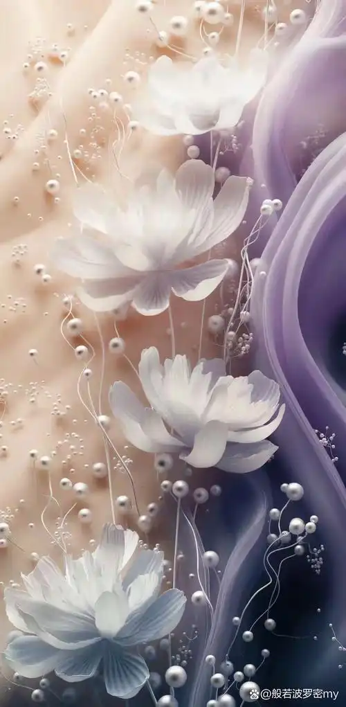 手机壁纸|花样年华系列:清花流韵,水逸柔光